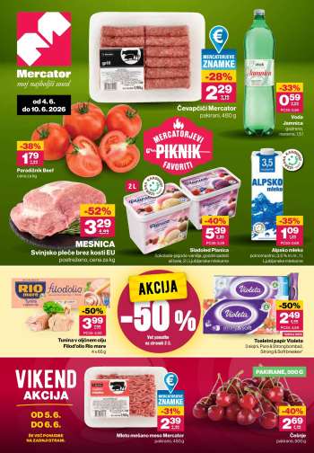 Mercator katalog - 4.6.2026 - 10.6.2026.