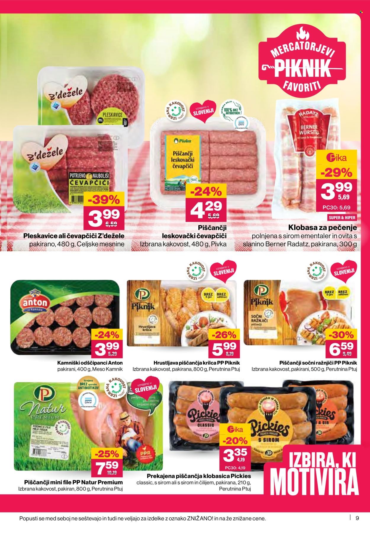 Mercator katalog - 4.6.2026 - 10.6.2026. Stran 9
