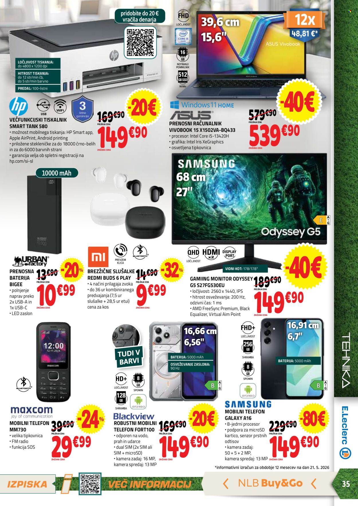 E.Leclerc katalog - 3.6.2026 - 13.6.2026. Stran 35