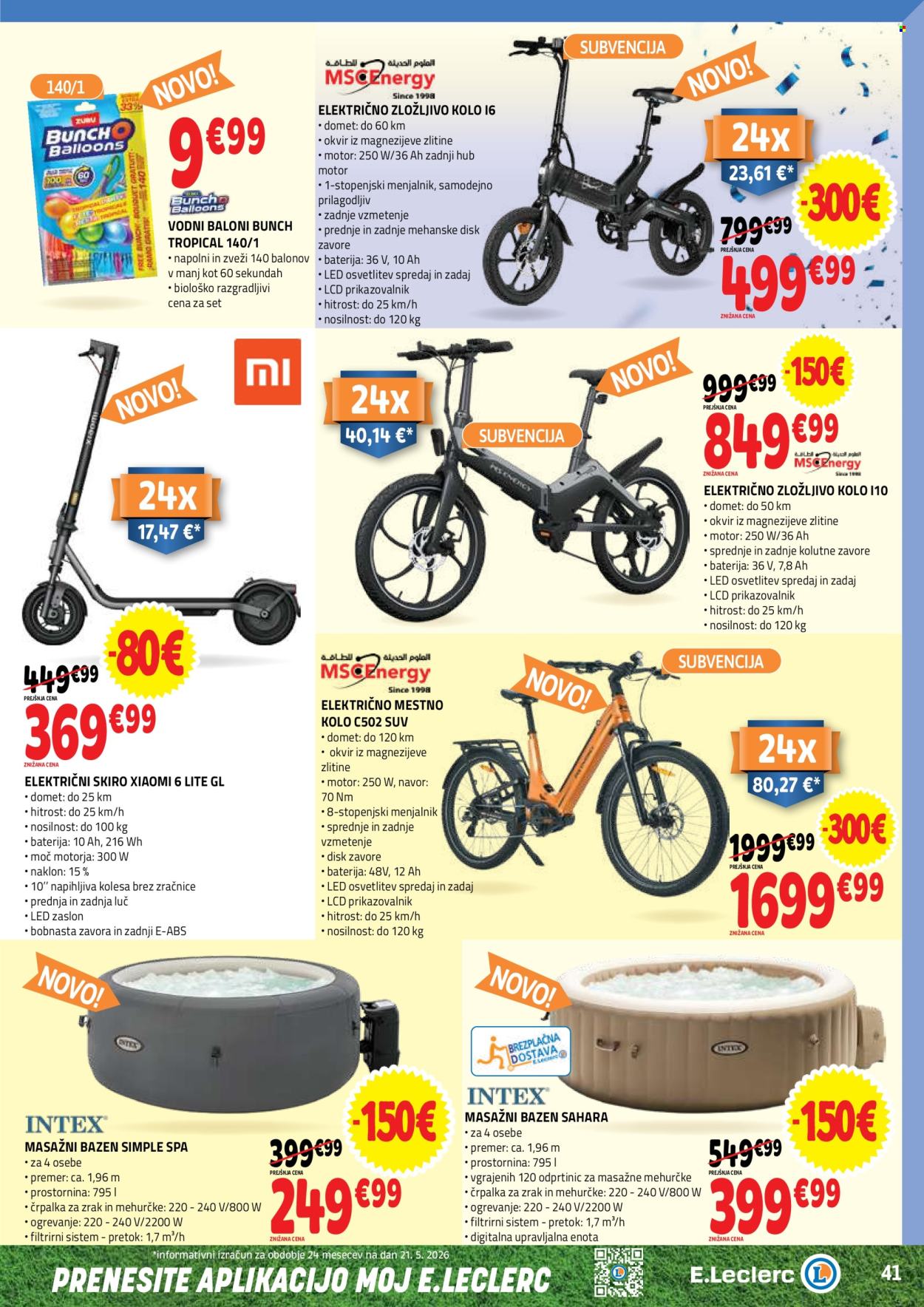 E.Leclerc katalog - 3.6.2026 - 13.6.2026. Stran 41