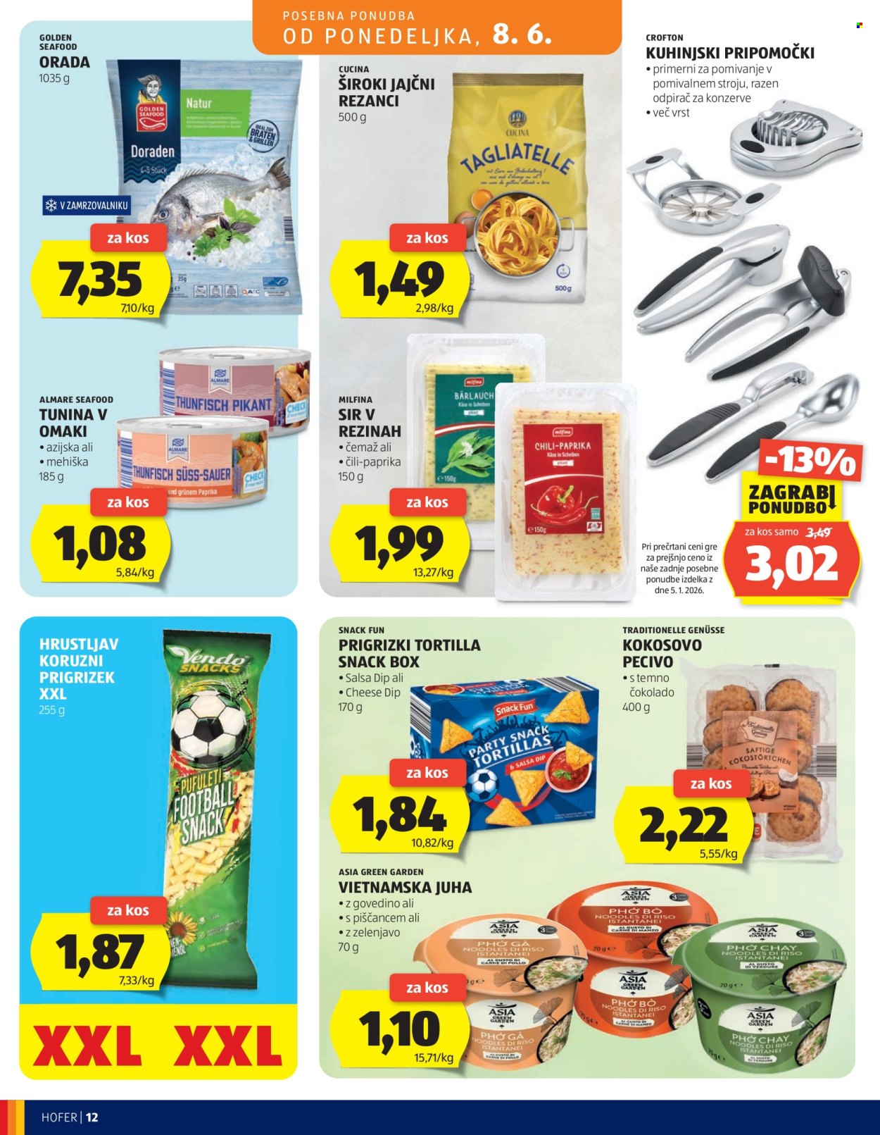 Hofer katalog - 3.6.2026 - 11.6.2026. Stran 12