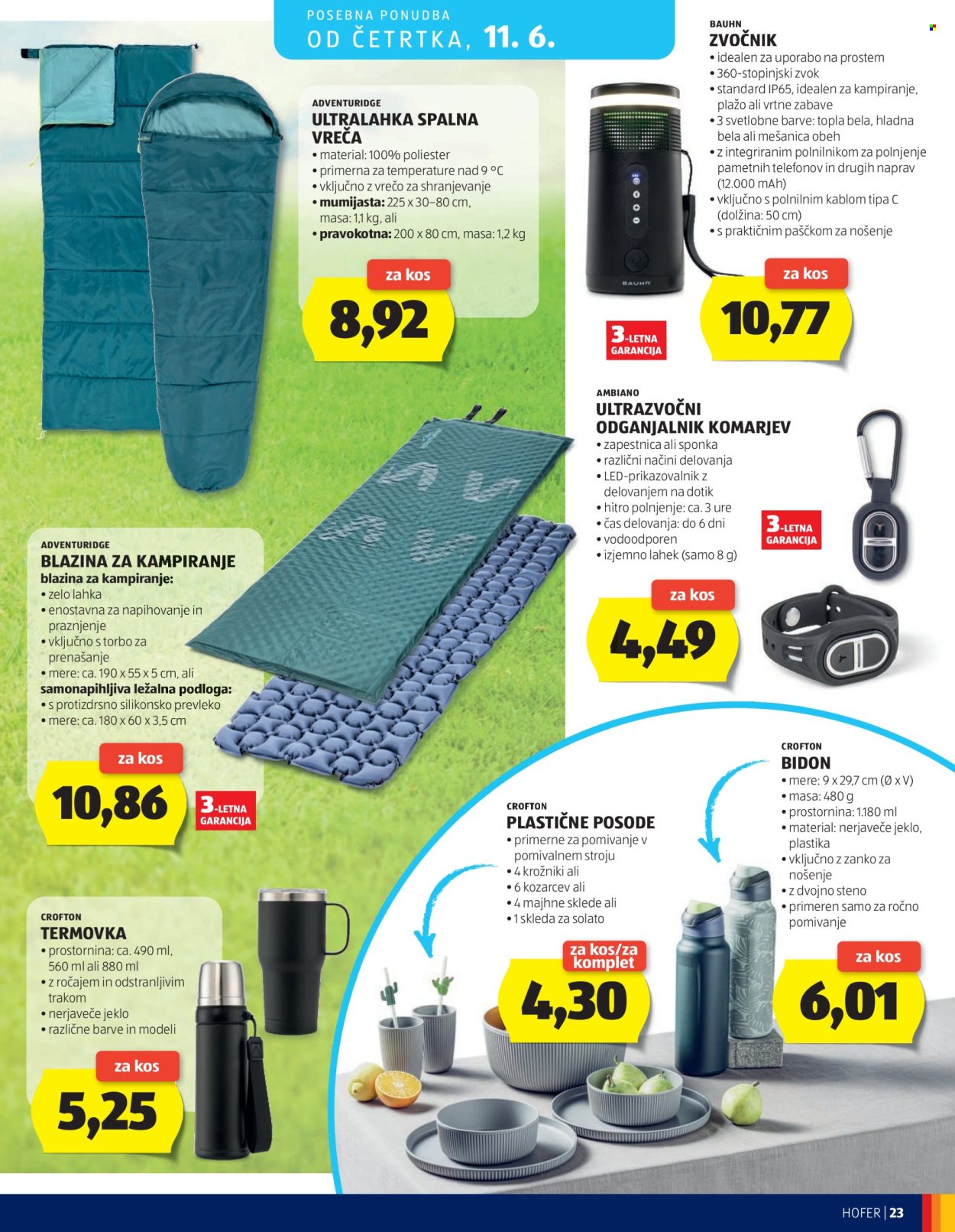 Hofer katalog - 3.6.2026 - 11.6.2026. Stran 23
