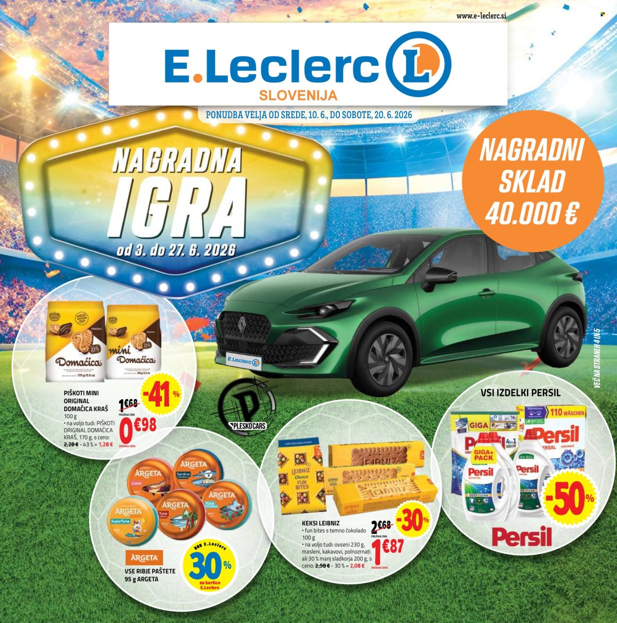 E.Leclerc katalog - 10.6.2026 - 20.6.2026. Stran 1