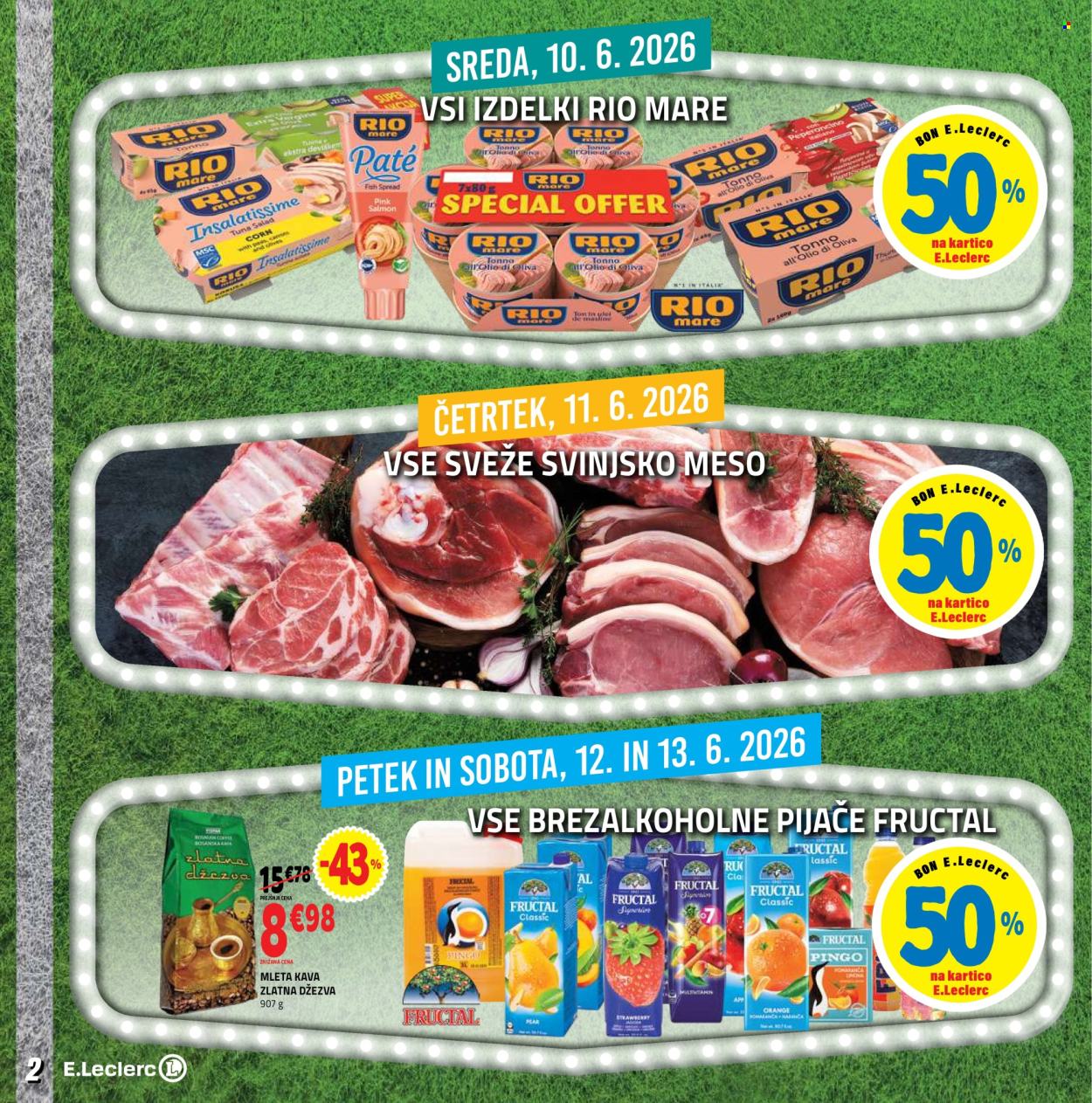 E.Leclerc katalog - 10.6.2026 - 20.6.2026. Stran 2