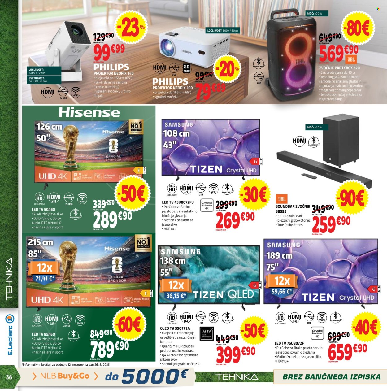 E.Leclerc katalog - 10.6.2026 - 20.6.2026. Stran 36