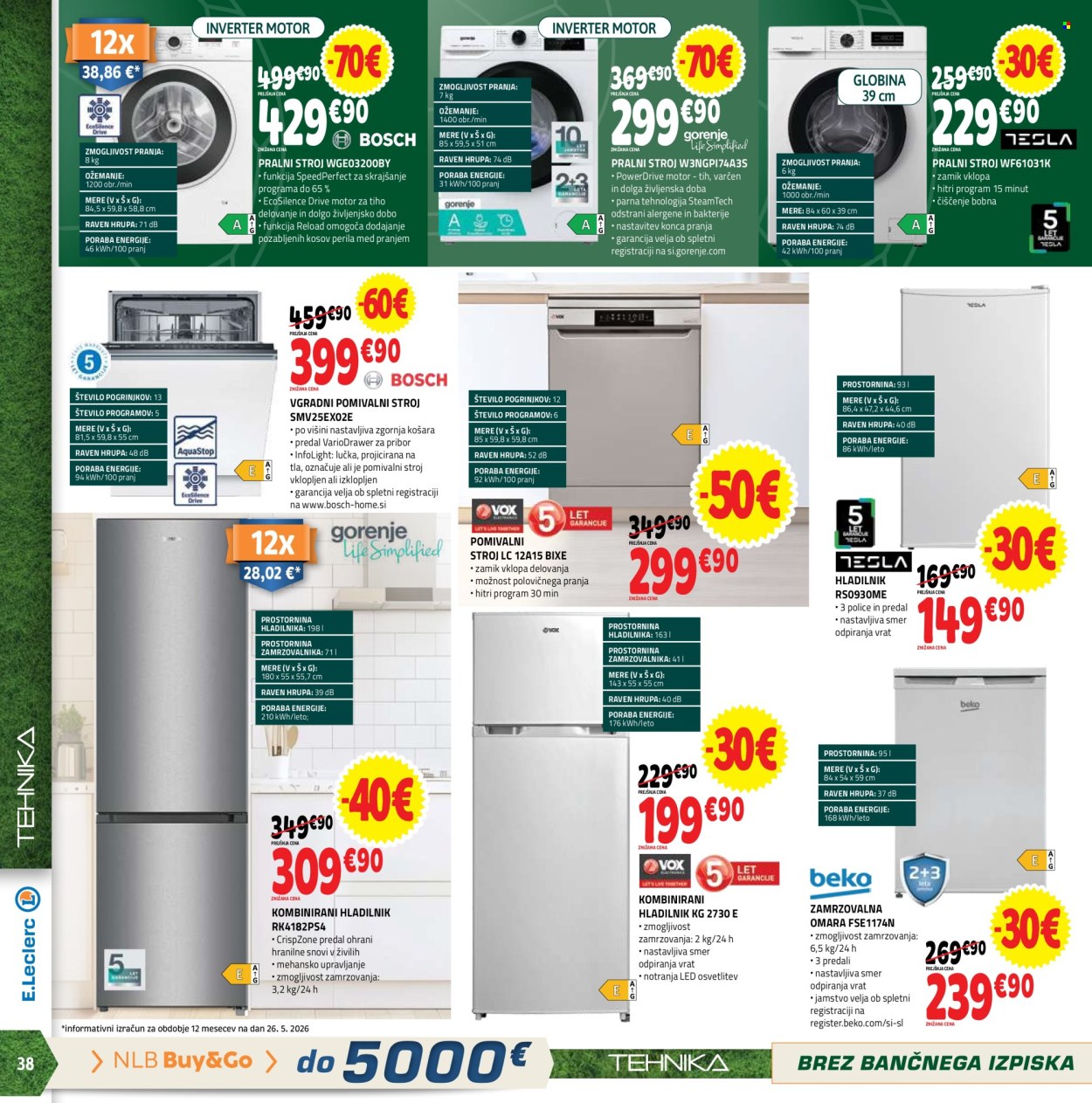 E.Leclerc katalog - 10.6.2026 - 20.6.2026. Stran 38
