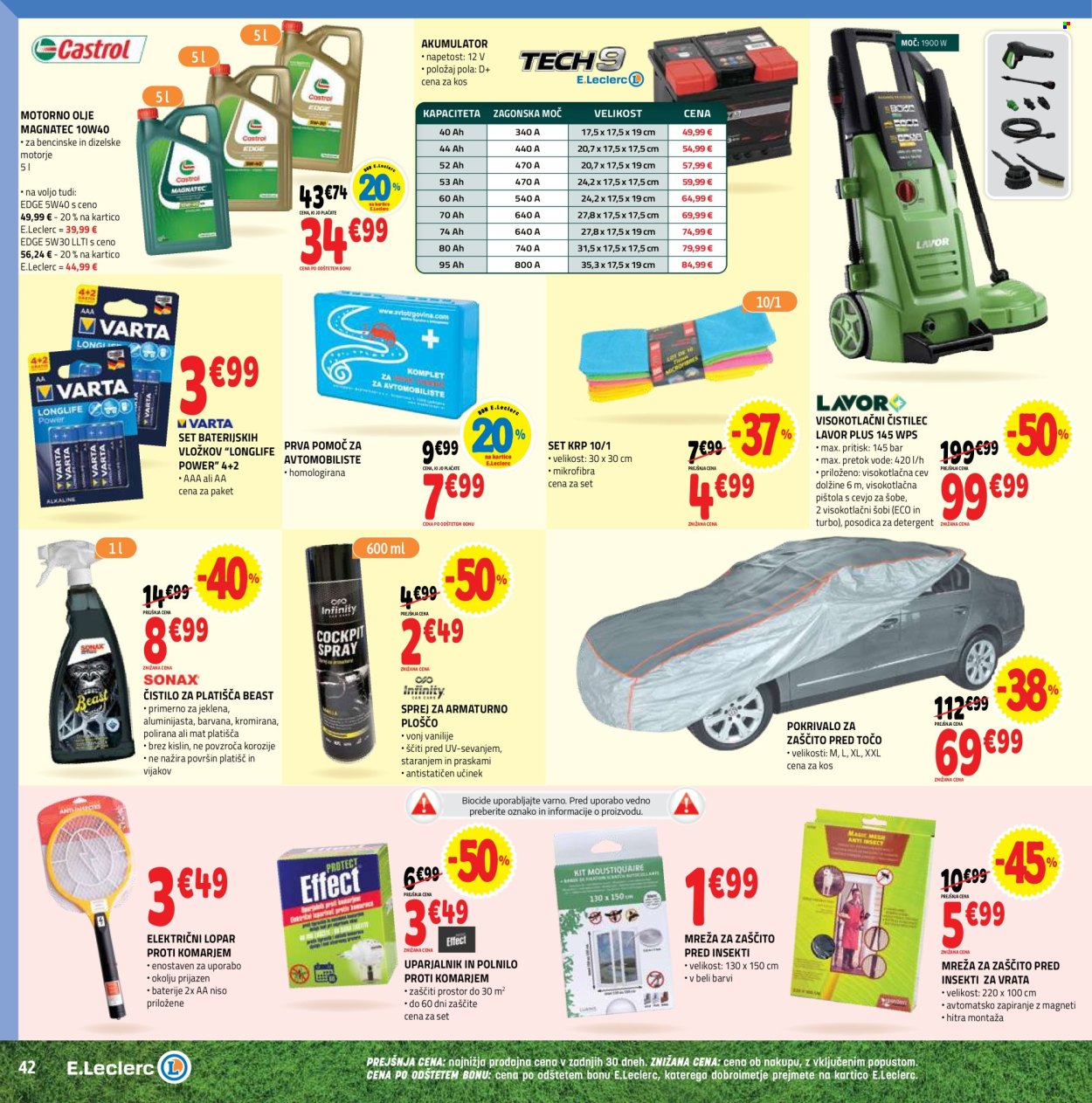 E.Leclerc katalog - 10.6.2026 - 20.6.2026. Stran 42