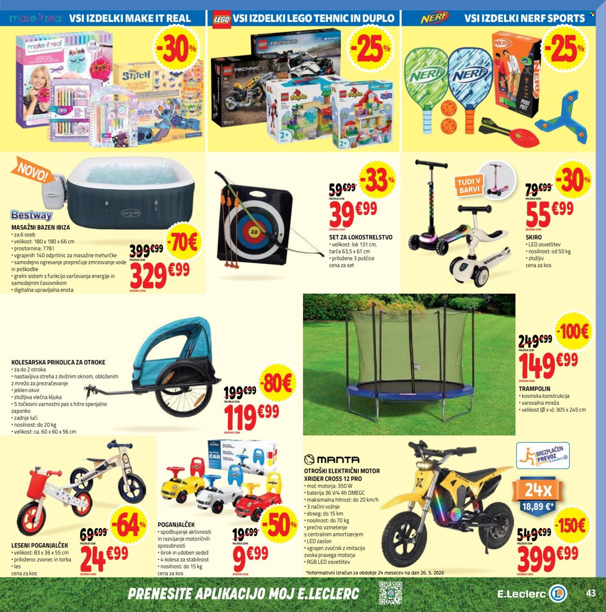 E.Leclerc katalog - 10.6.2026 - 20.6.2026. Stran 43