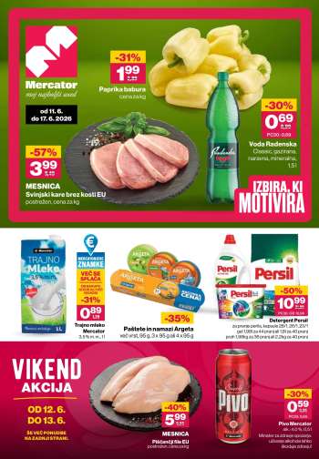 Mercator katalog - 11.6.2026 - 17.6.2026.