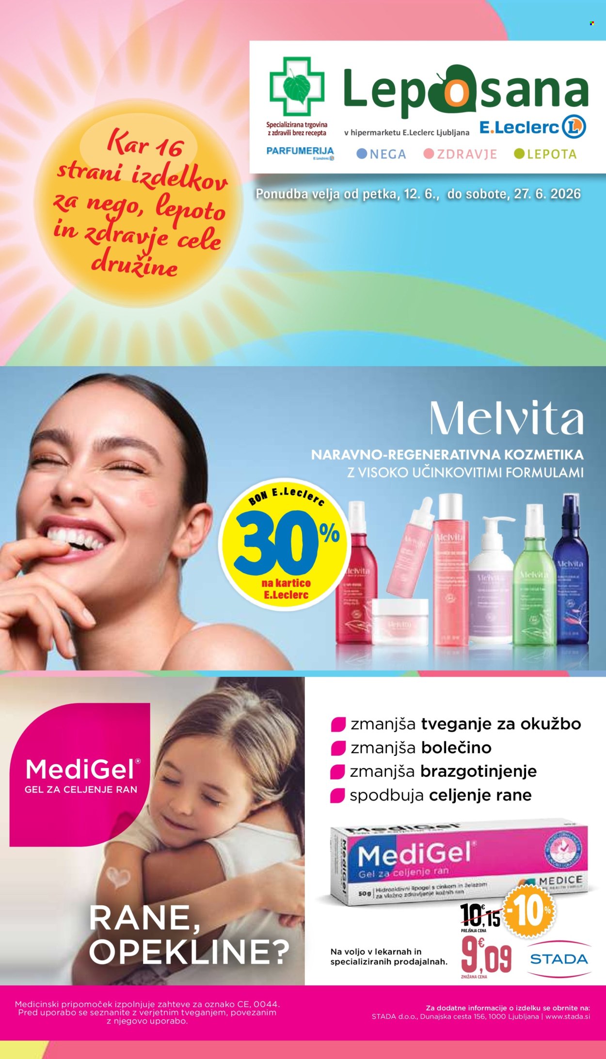 E.Leclerc katalog - 12.6.2026 - 27.6.2026. Stran 1
