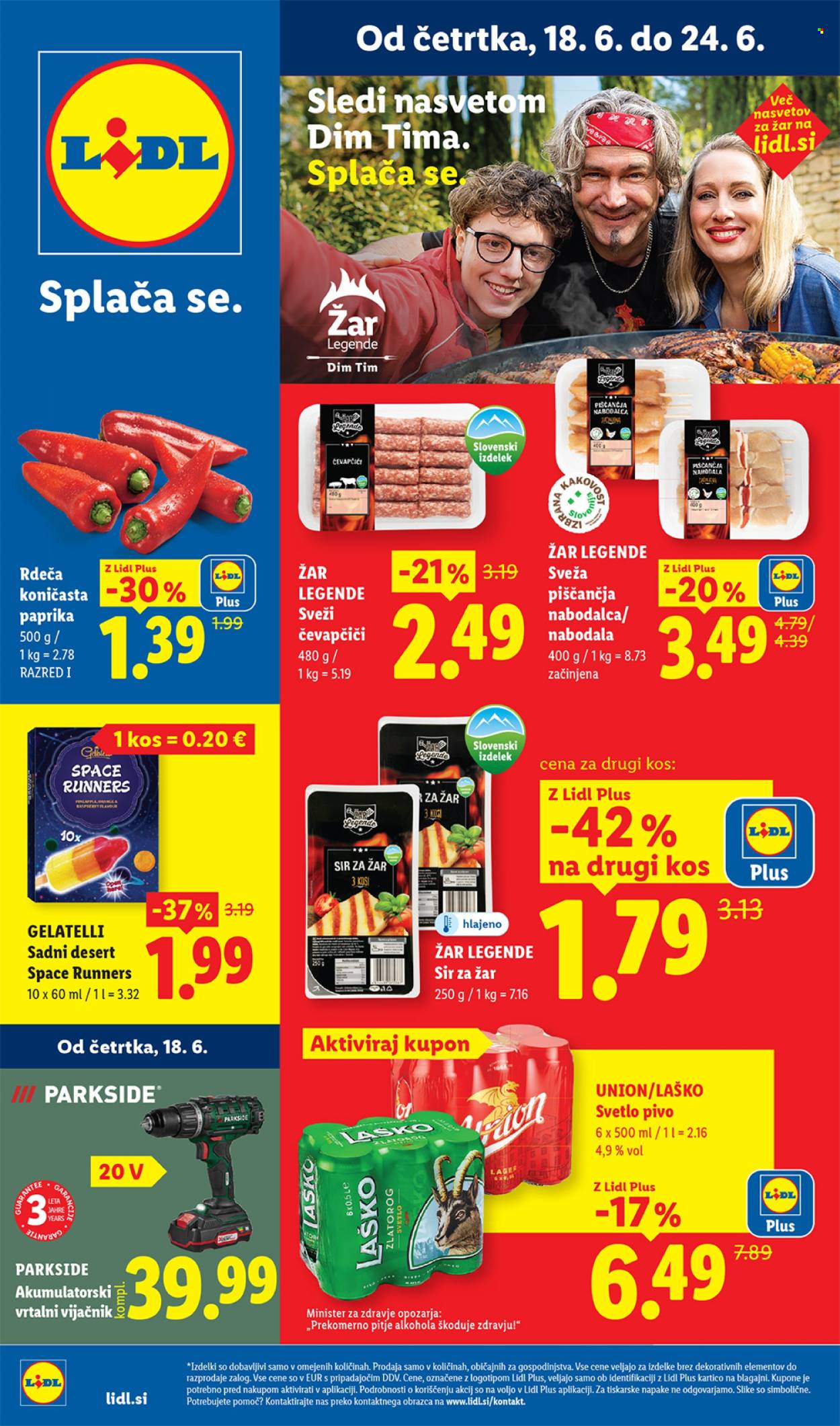 Lidl katalog - 18.6.2026 - 24.6.2026. Stran 1