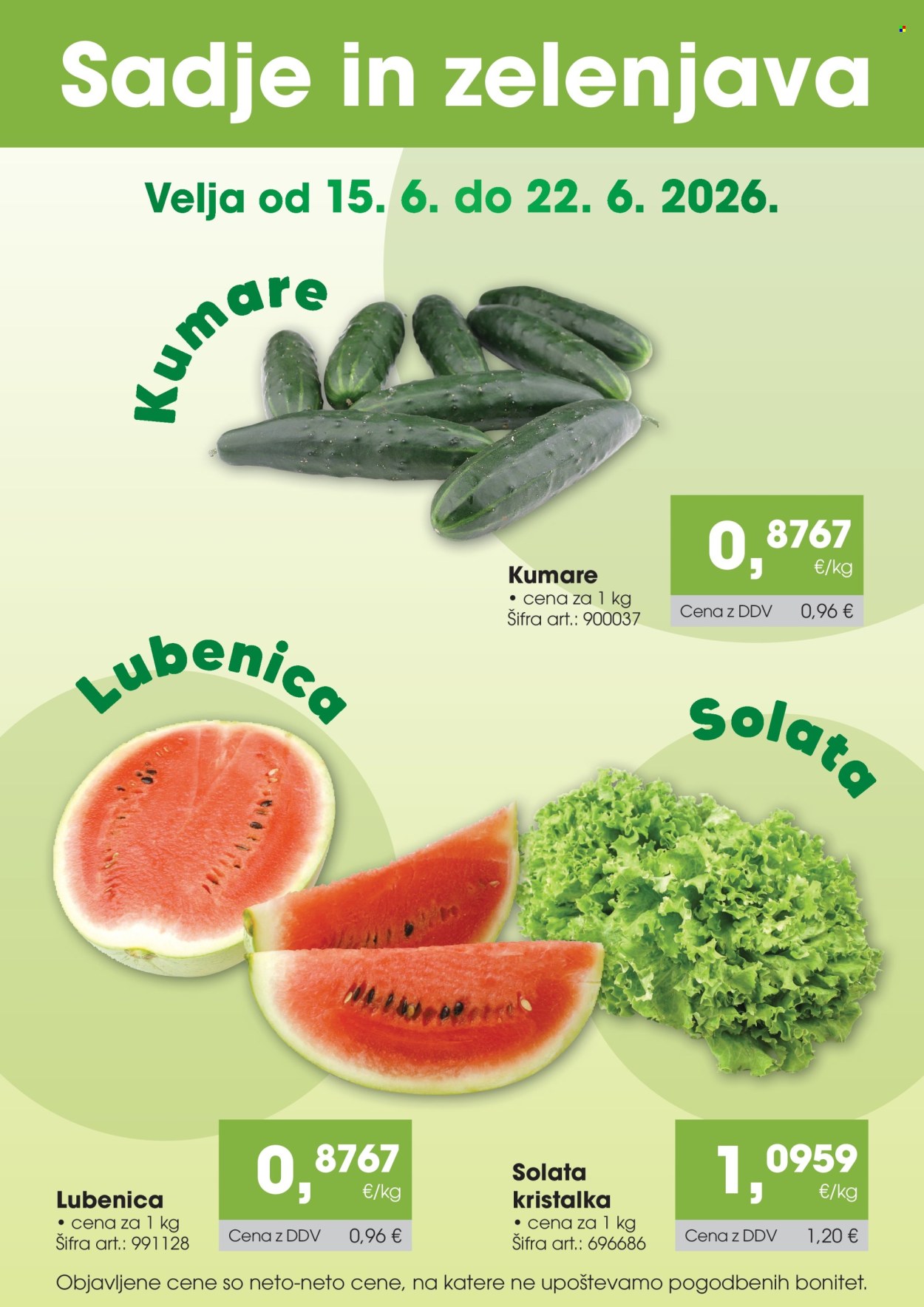 Tuš Cash & Carry katalog - 15.6.2026 - 22.6.2026. Stran 1