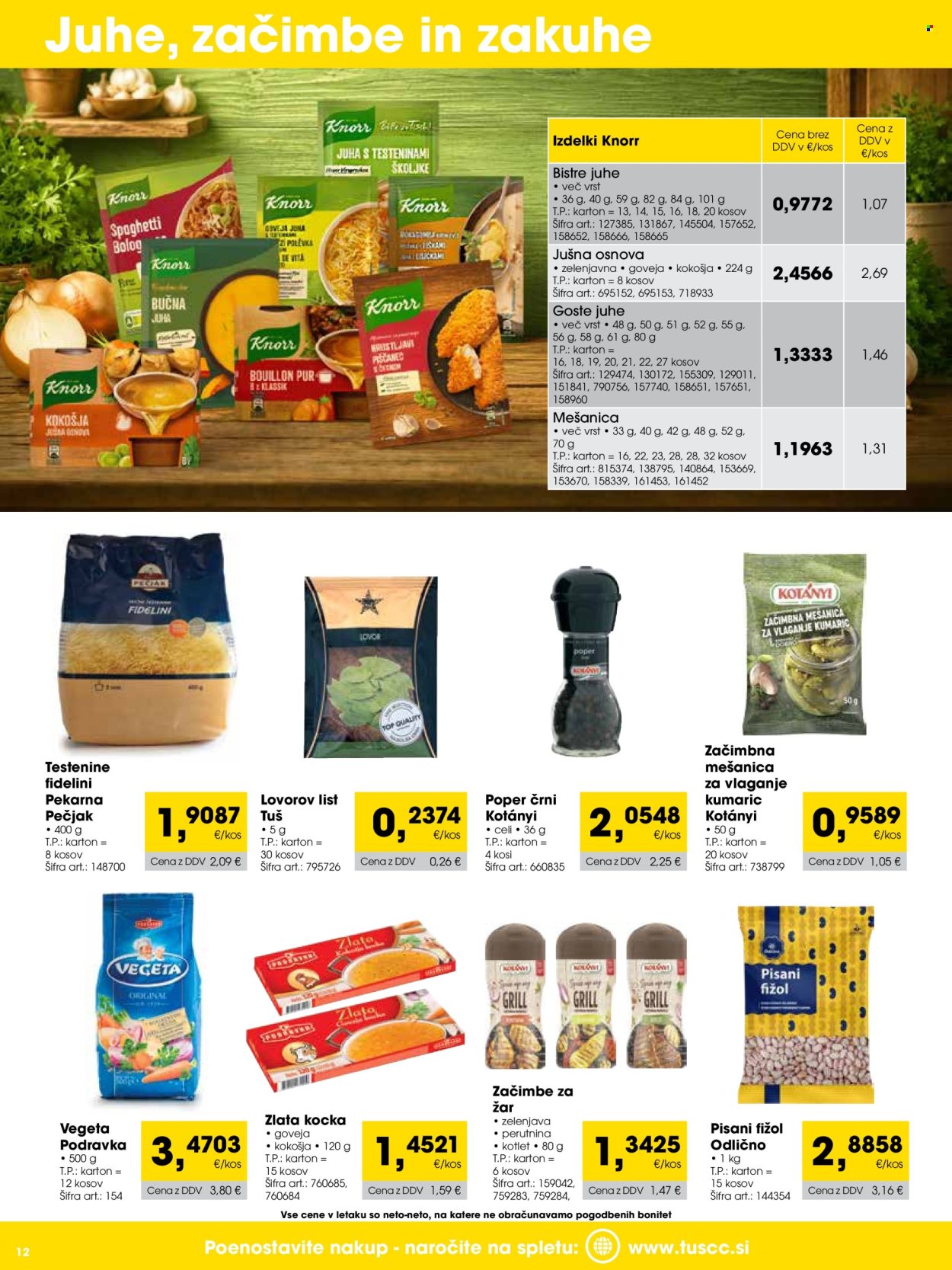 Tuš Cash & Carry katalog - 1.6.2026 - 30.6.2026. Stran 12