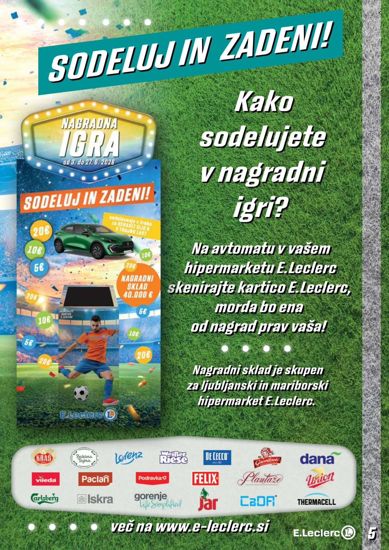 E.Leclerc katalog - 17.6.2026 - 27.6.2026. Stran 5