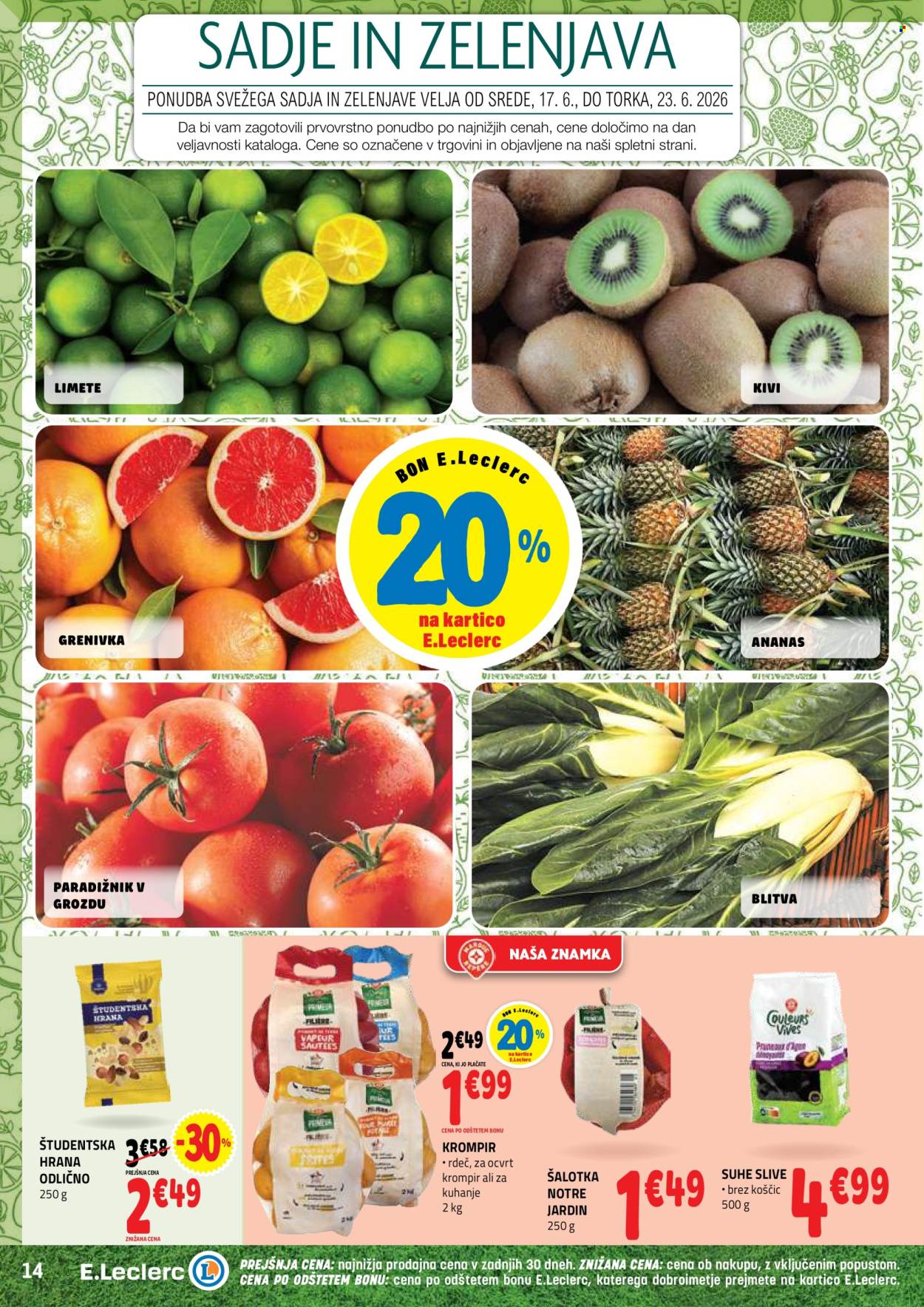 E.Leclerc katalog - 17.6.2026 - 27.6.2026. Stran 14