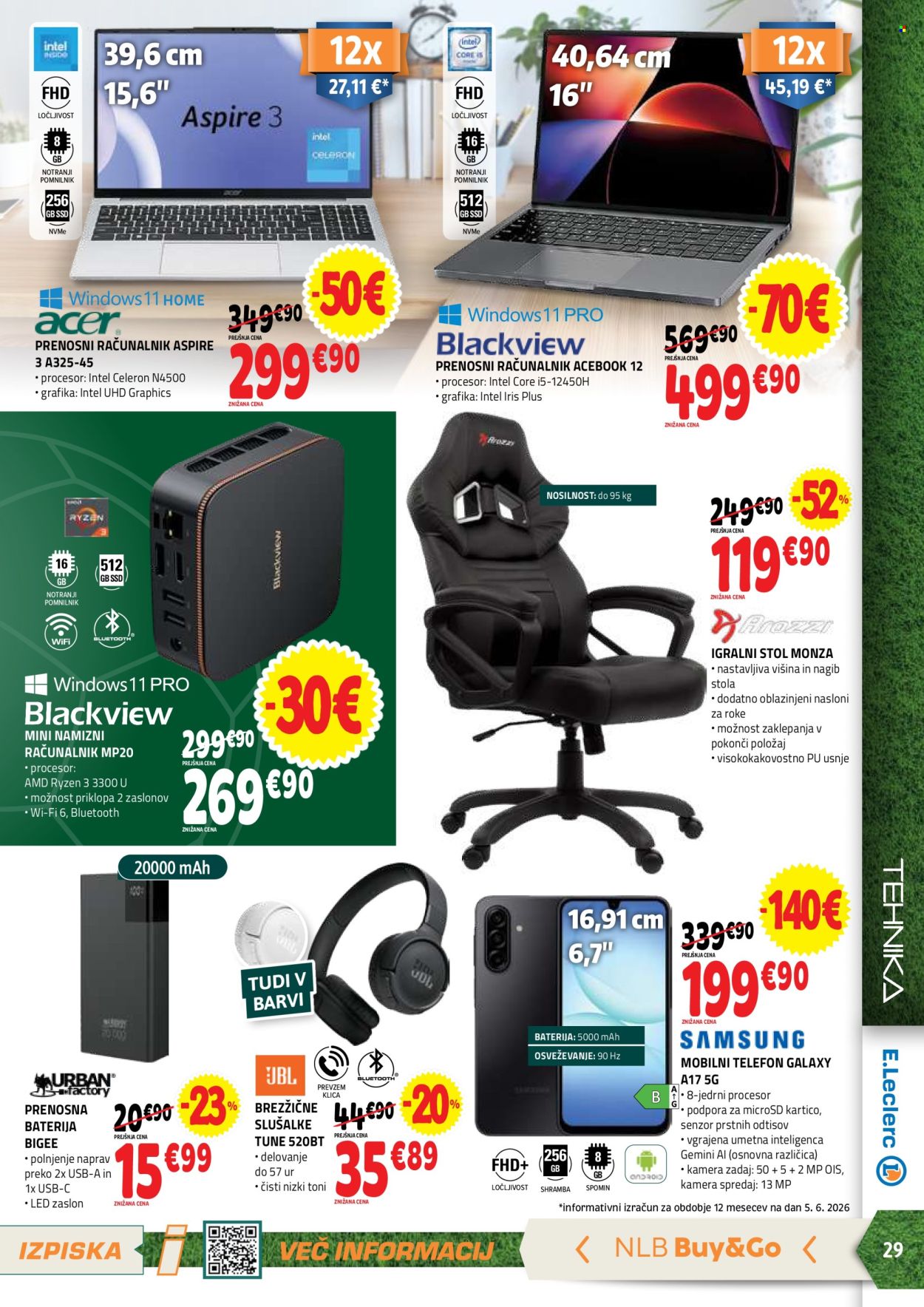 E.Leclerc katalog - 17.6.2026 - 27.6.2026. Stran 29