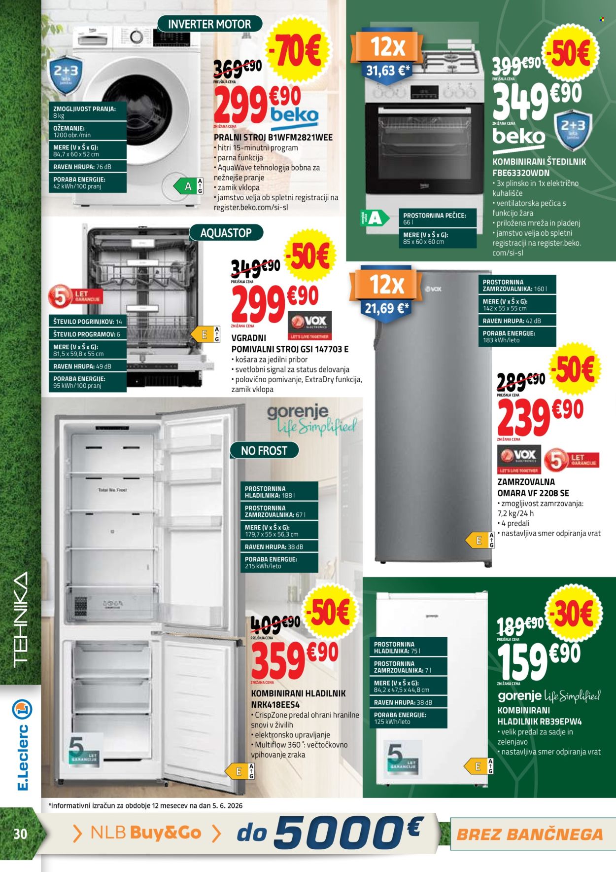 E.Leclerc katalog - 17.6.2026 - 27.6.2026. Stran 30