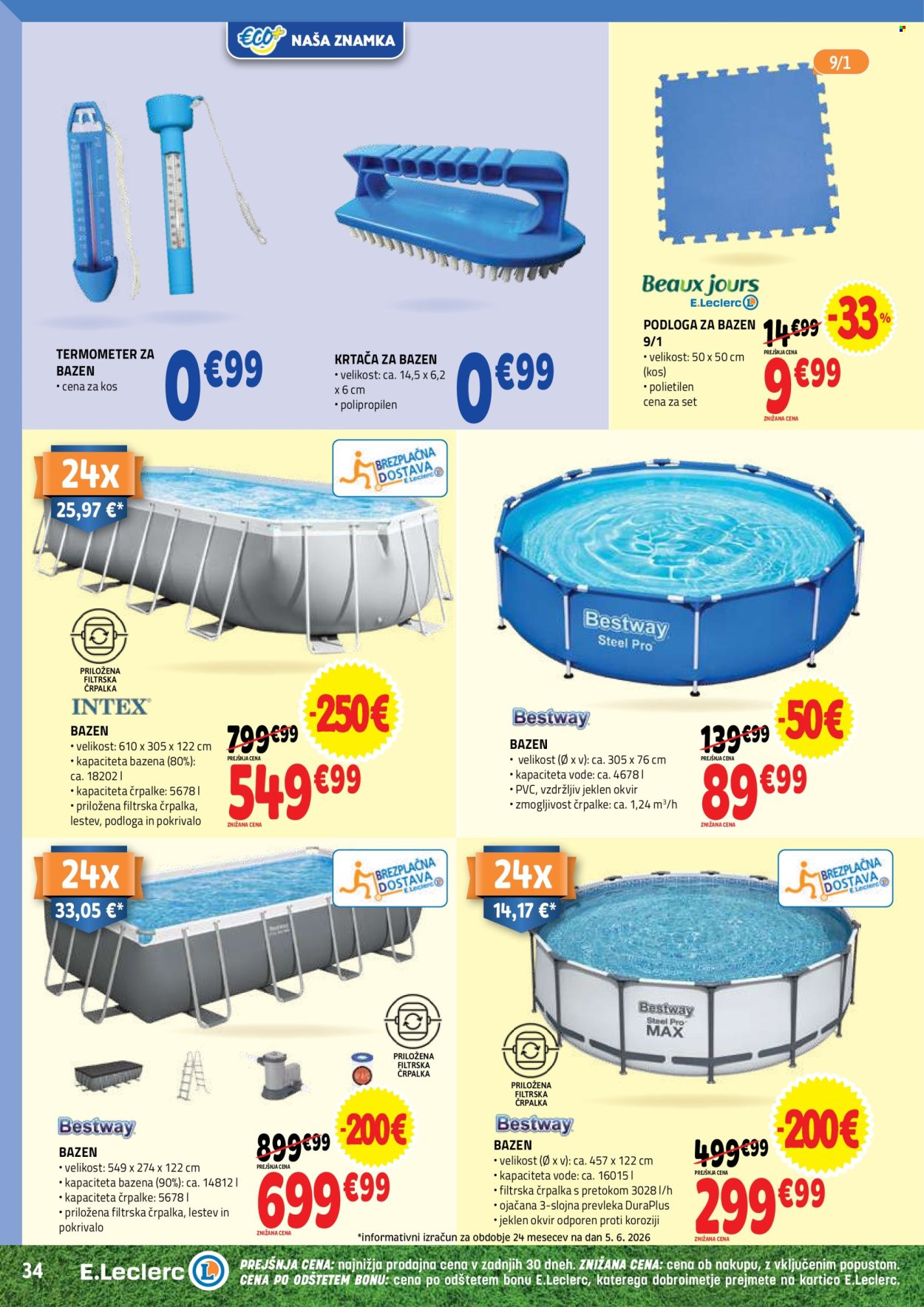E.Leclerc katalog - 17.6.2026 - 27.6.2026. Stran 34