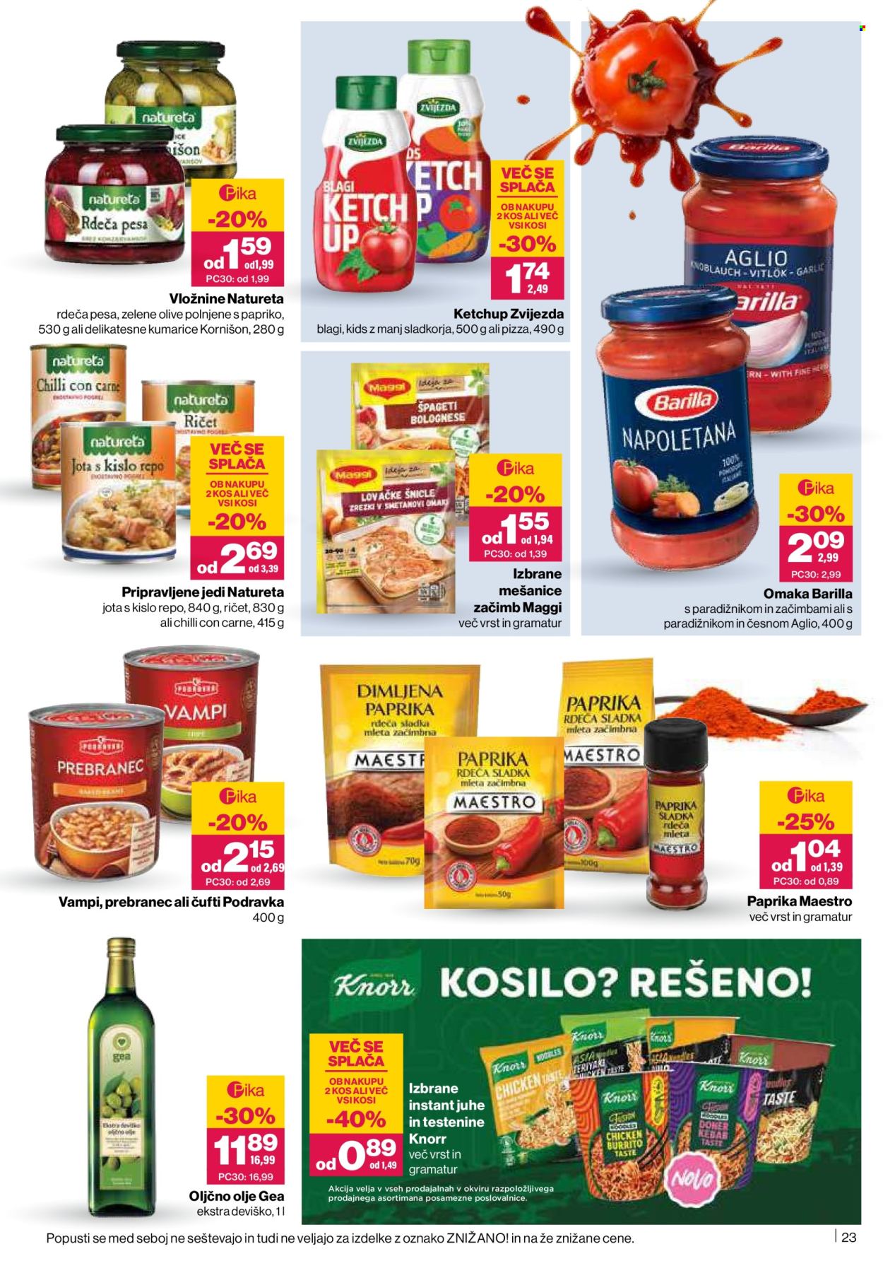 Mercator katalog - 26.6.2026 - 1.7.2026. Stran 23