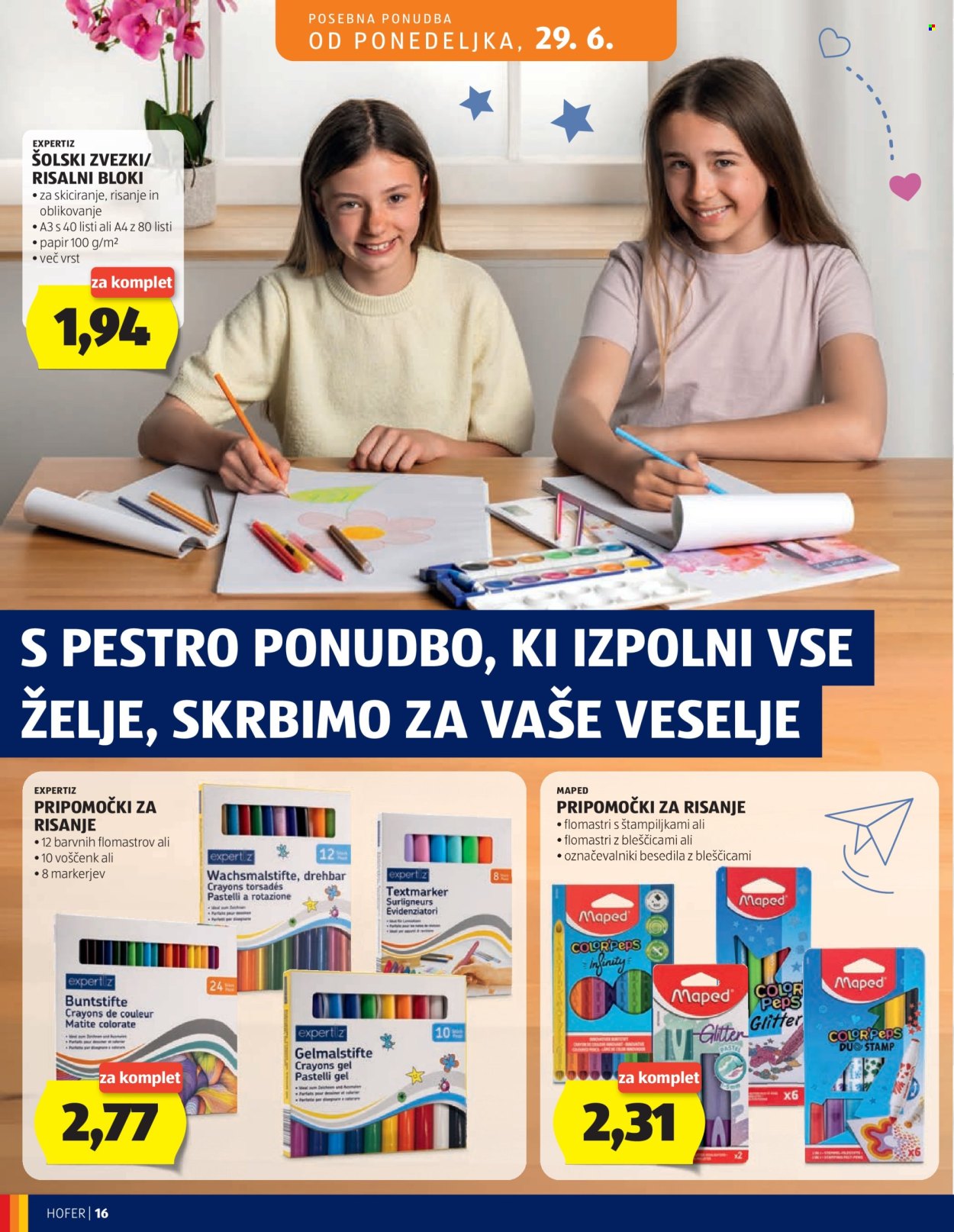 Hofer katalog - 24.6.2026 - 2.7.2026. Stran 16