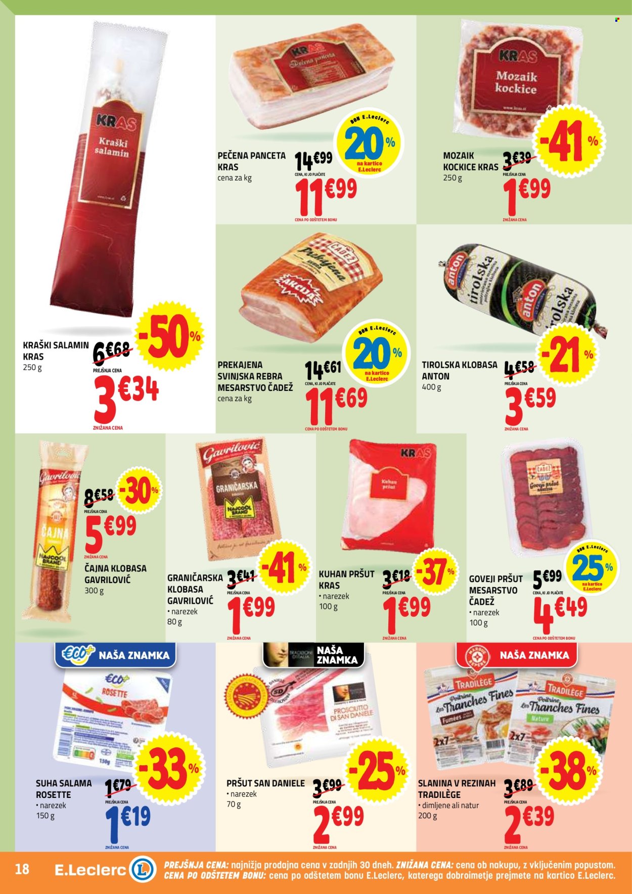 E.Leclerc katalog - 24.6.2026 - 4.7.2026. Stran 18