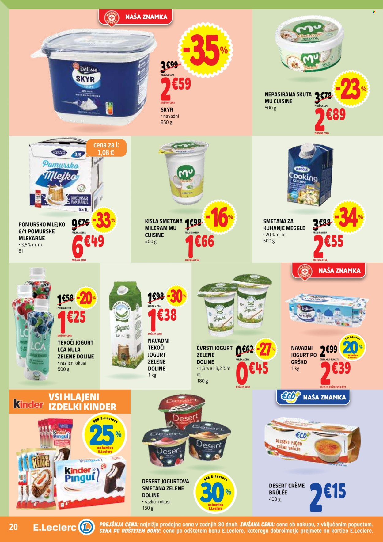 E.Leclerc katalog - 24.6.2026 - 4.7.2026. Stran 20