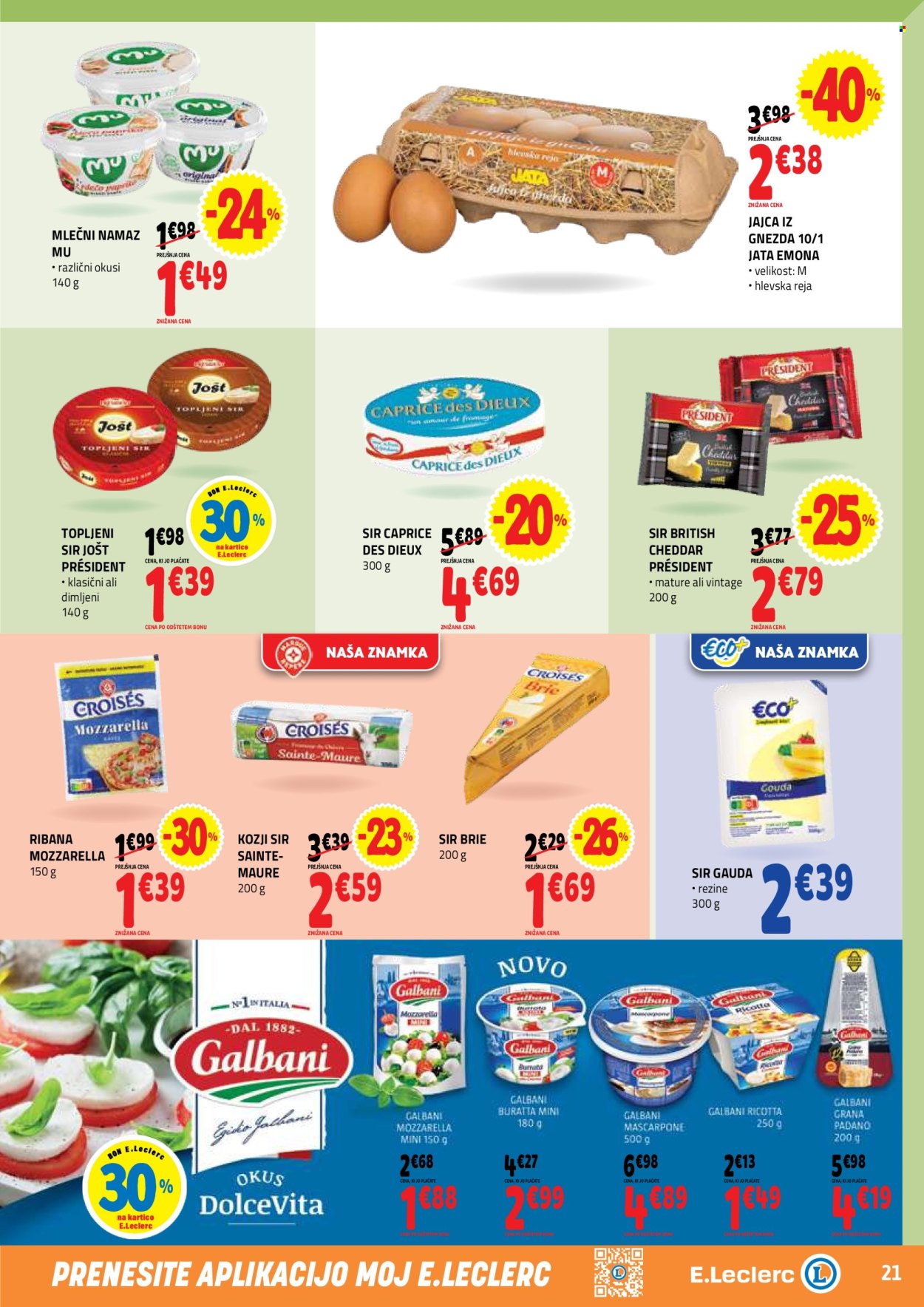 E.Leclerc katalog - 24.6.2026 - 4.7.2026. Stran 21