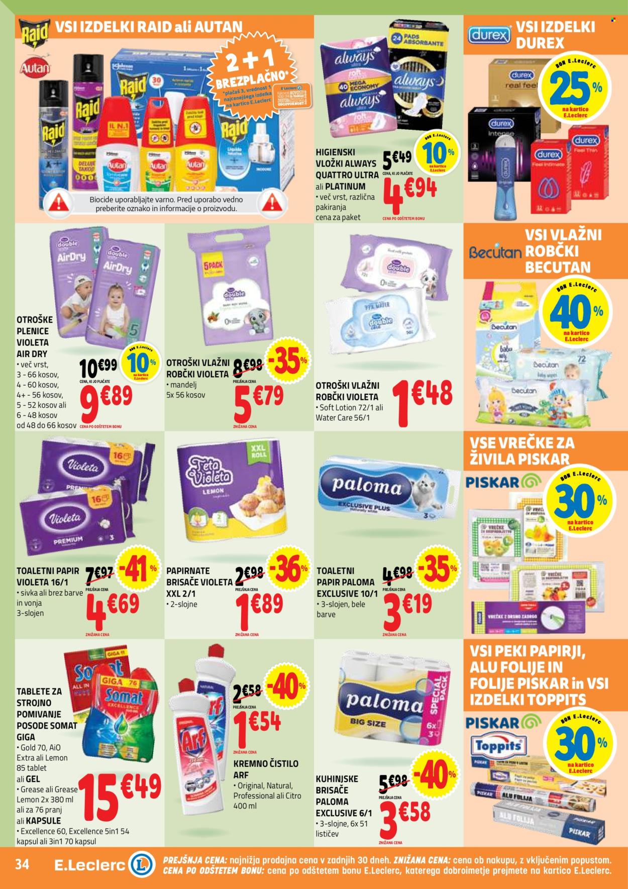 E.Leclerc katalog - 24.6.2026 - 4.7.2026. Stran 34