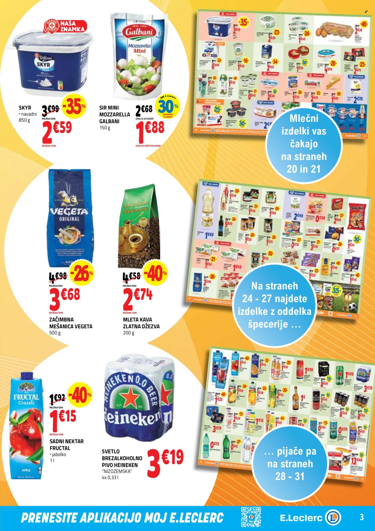 E.Leclerc katalog - 24.6.2026 - 4.7.2026. Stran 3