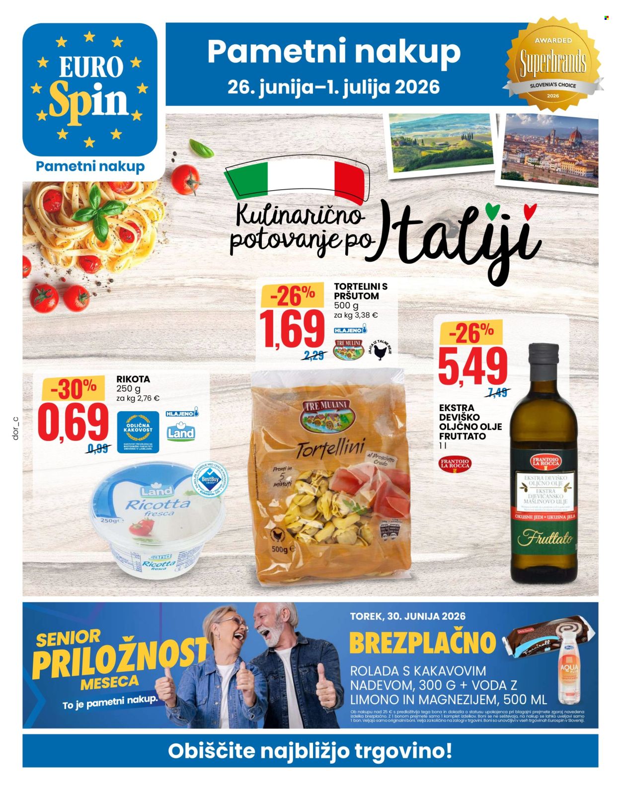 EuroSpin katalog - 26.6.2026 - 1.7.2026. Stran 1