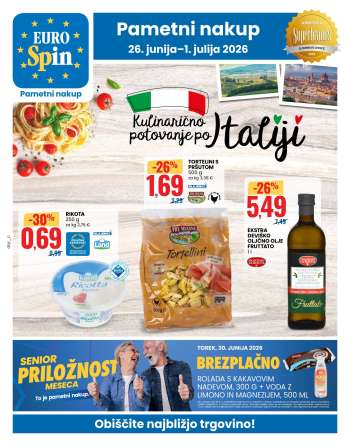 EuroSpin katalog - 26.6.2026 - 1.7.2026.