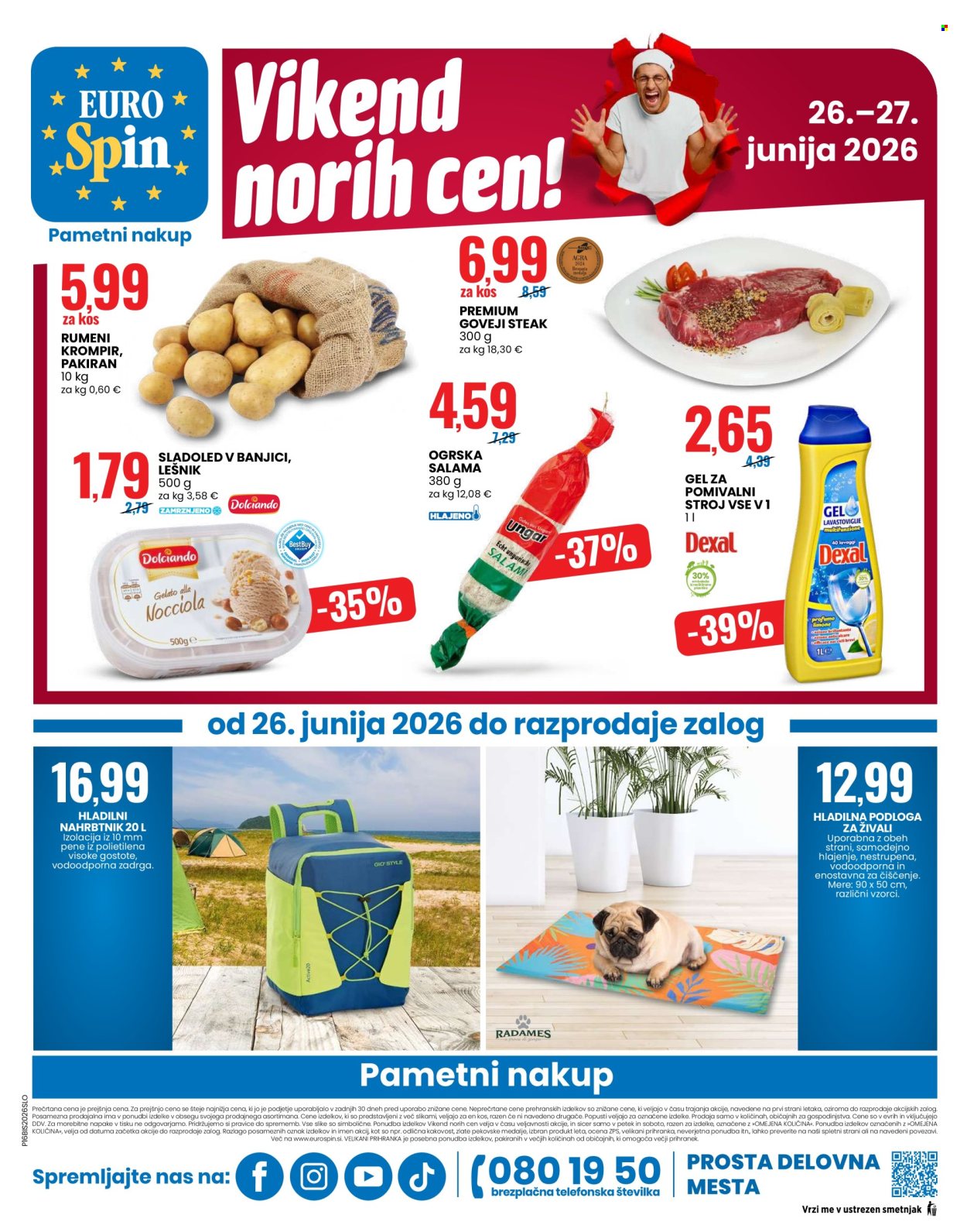 EuroSpin katalog - 26.6.2026 - 1.7.2026. Stran 16
