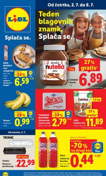 Lidl katalog - 2.7.2026 - 8.7.2026.