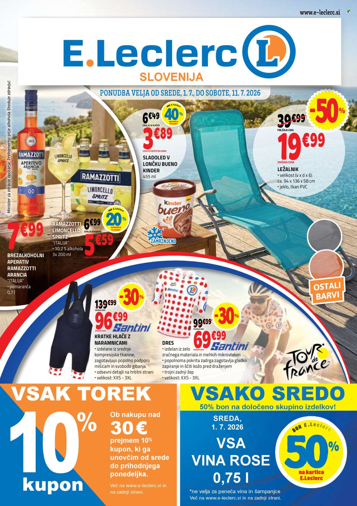 E.Leclerc katalog - 1.7.2026 - 11.7.2026. Stran 1