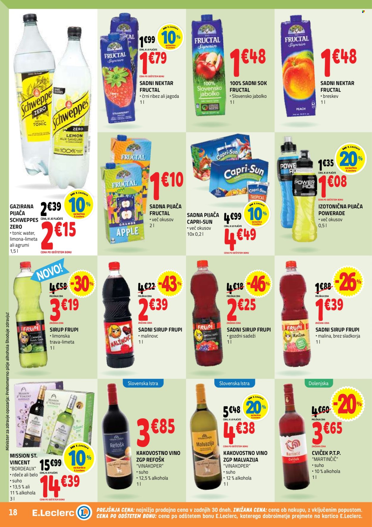 E.Leclerc katalog - 1.7.2026 - 11.7.2026. Stran 18