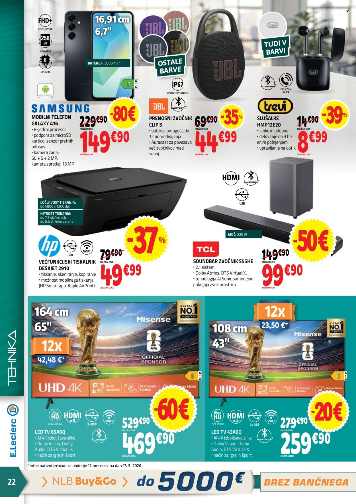 E.Leclerc katalog - 1.7.2026 - 11.7.2026. Stran 22