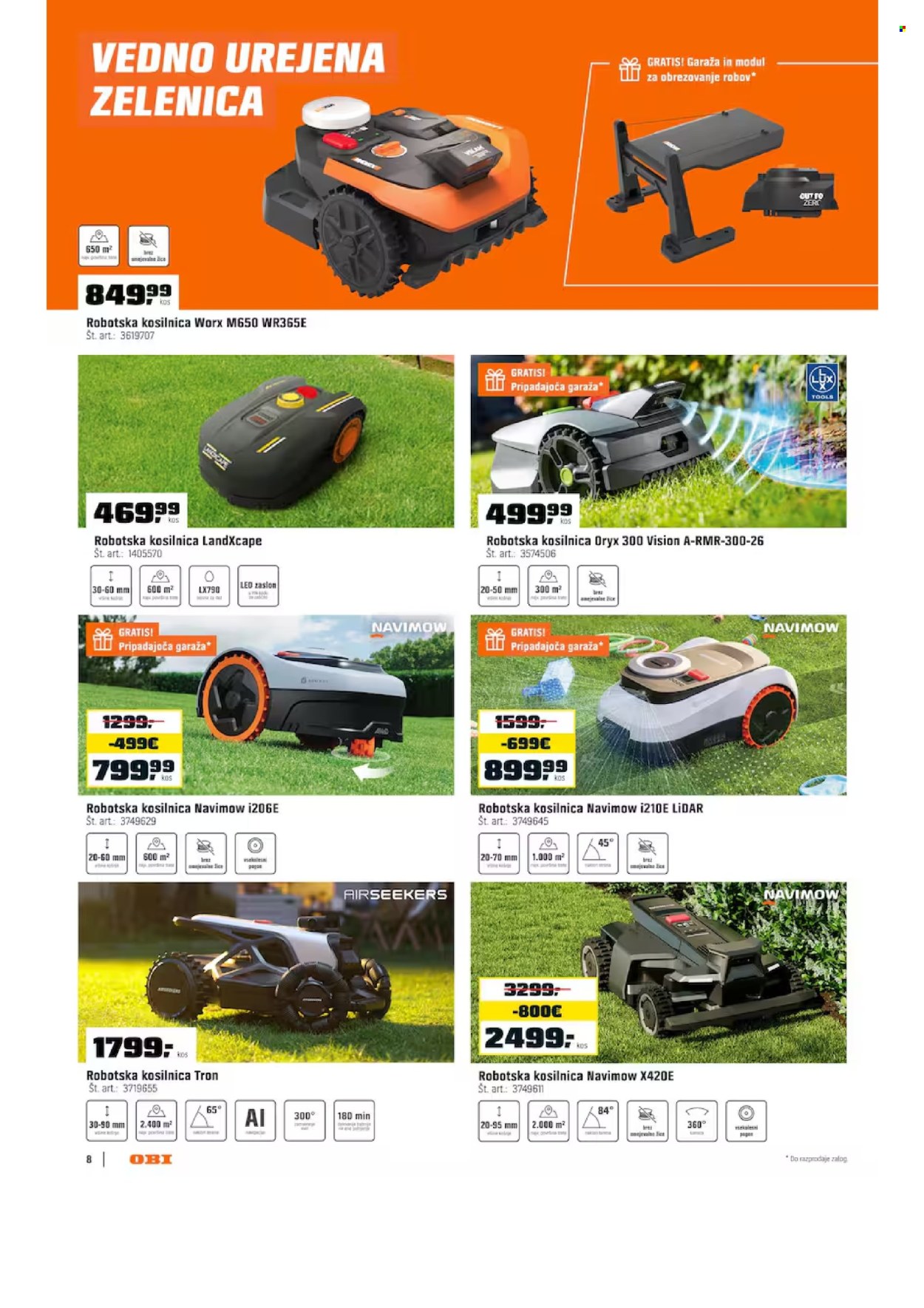 OBI katalog - 2.7.2026 - 31.7.2026. Stran 8