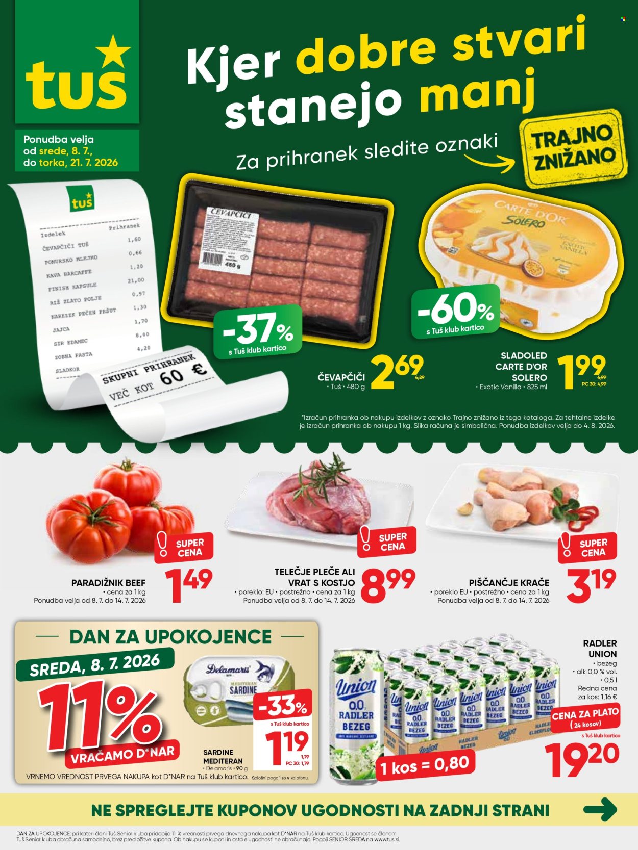 Tuš katalog - 8.7.2026 - 21.7.2026. Stran 1