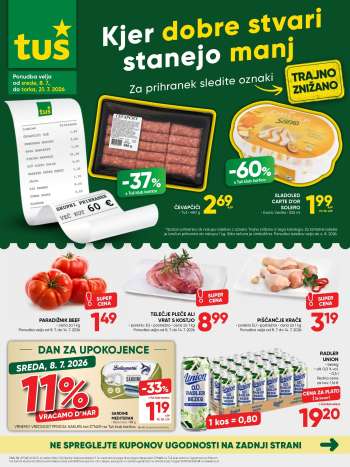 Tuš katalog - 8.7.2026 - 21.7.2026.