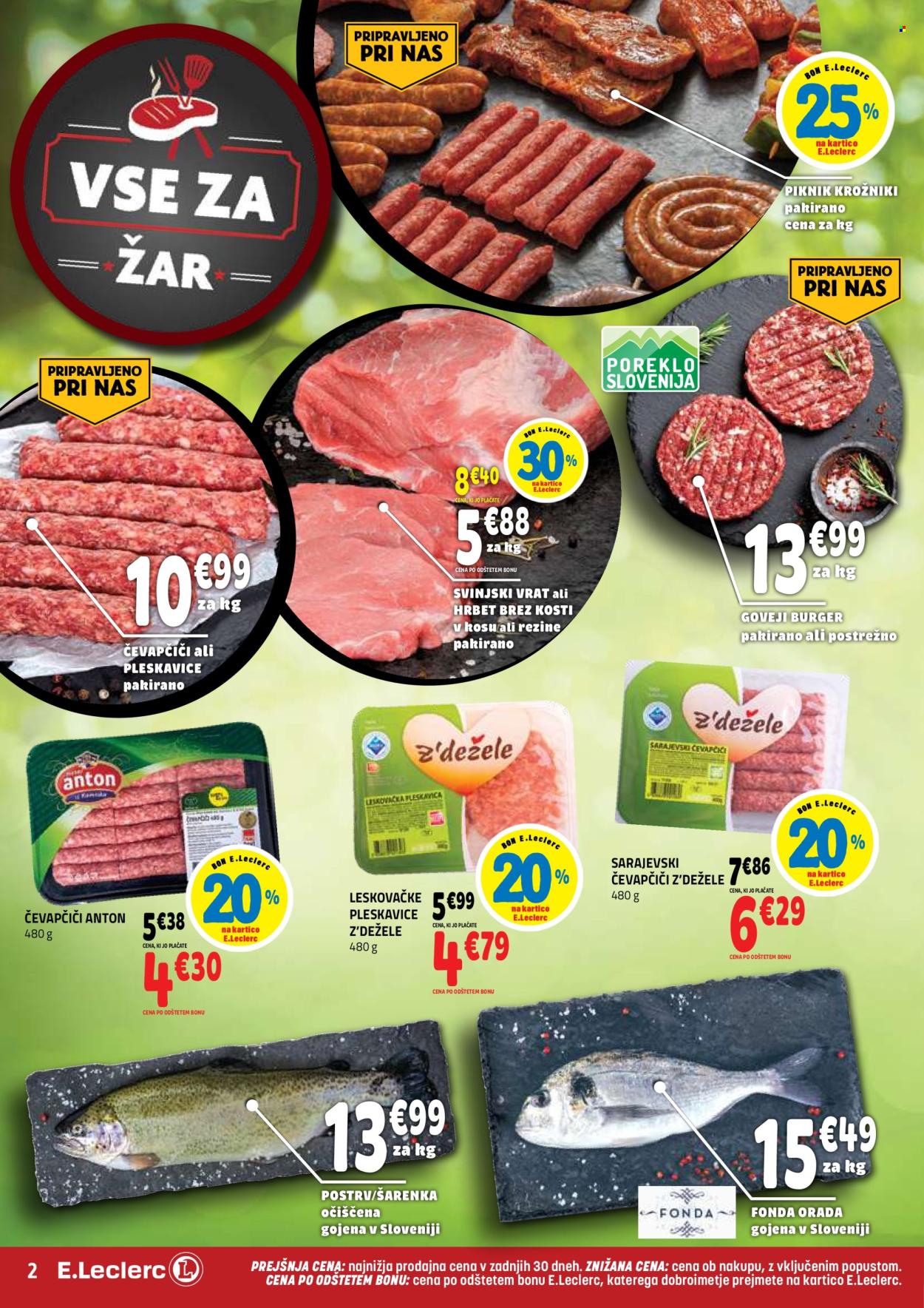 E.Leclerc katalog - 8.7.2026 - 18.7.2026. Stran 2