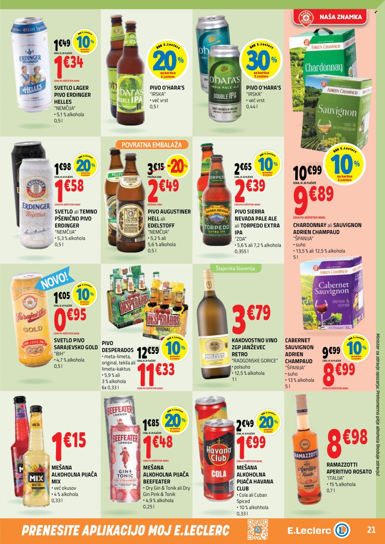E.Leclerc katalog - 8.7.2026 - 18.7.2026. Stran 21