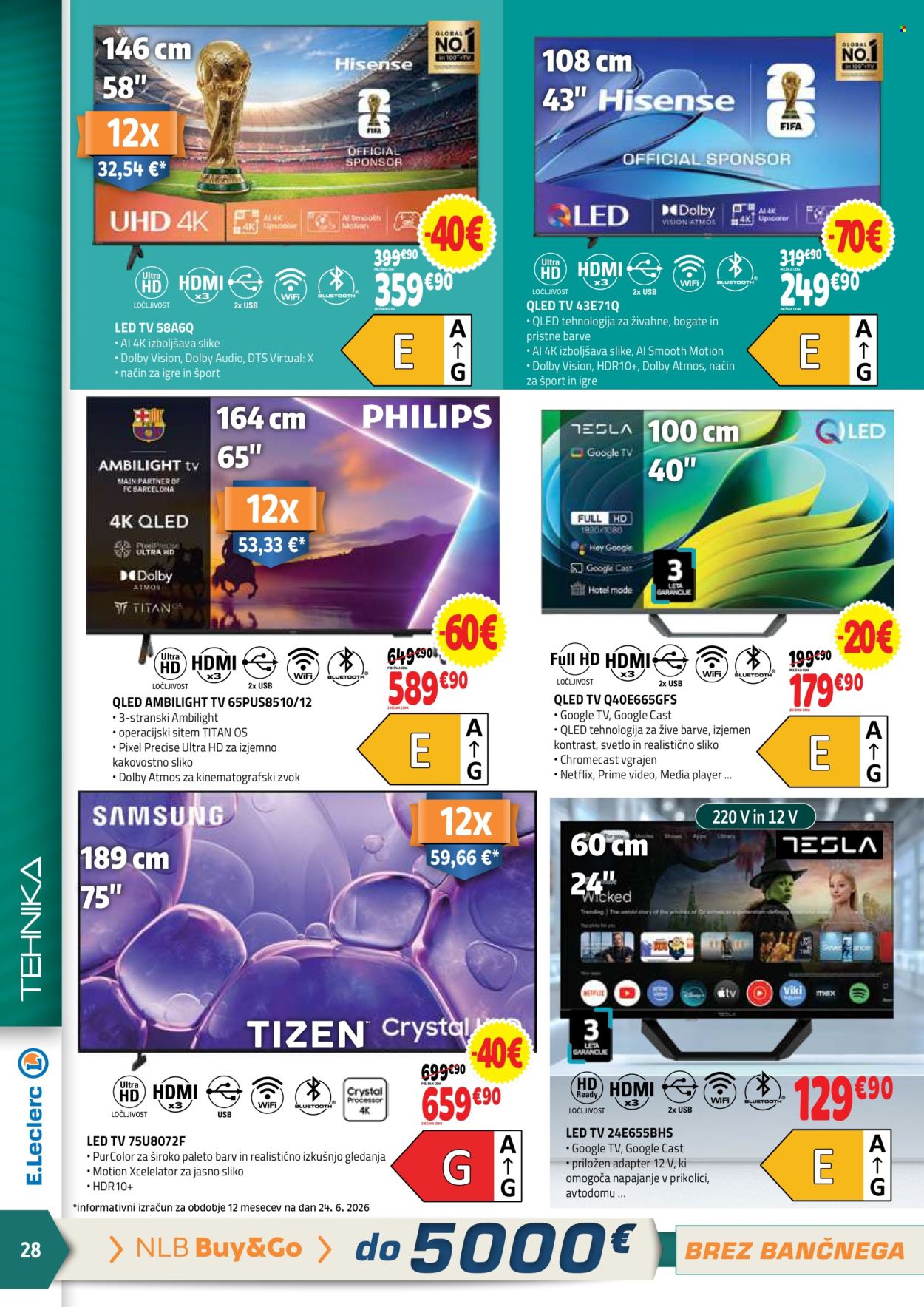 E.Leclerc katalog - 8.7.2026 - 18.7.2026. Stran 28