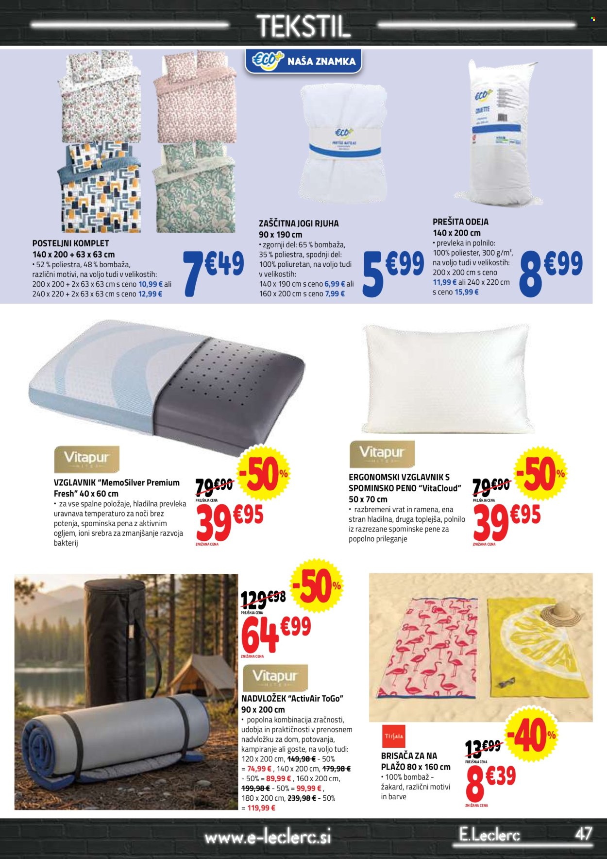 E.Leclerc katalog - 8.7.2026 - 18.7.2026. Stran 47