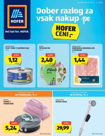 Hofer katalog - 8.7.2026 - 16.7.2026.