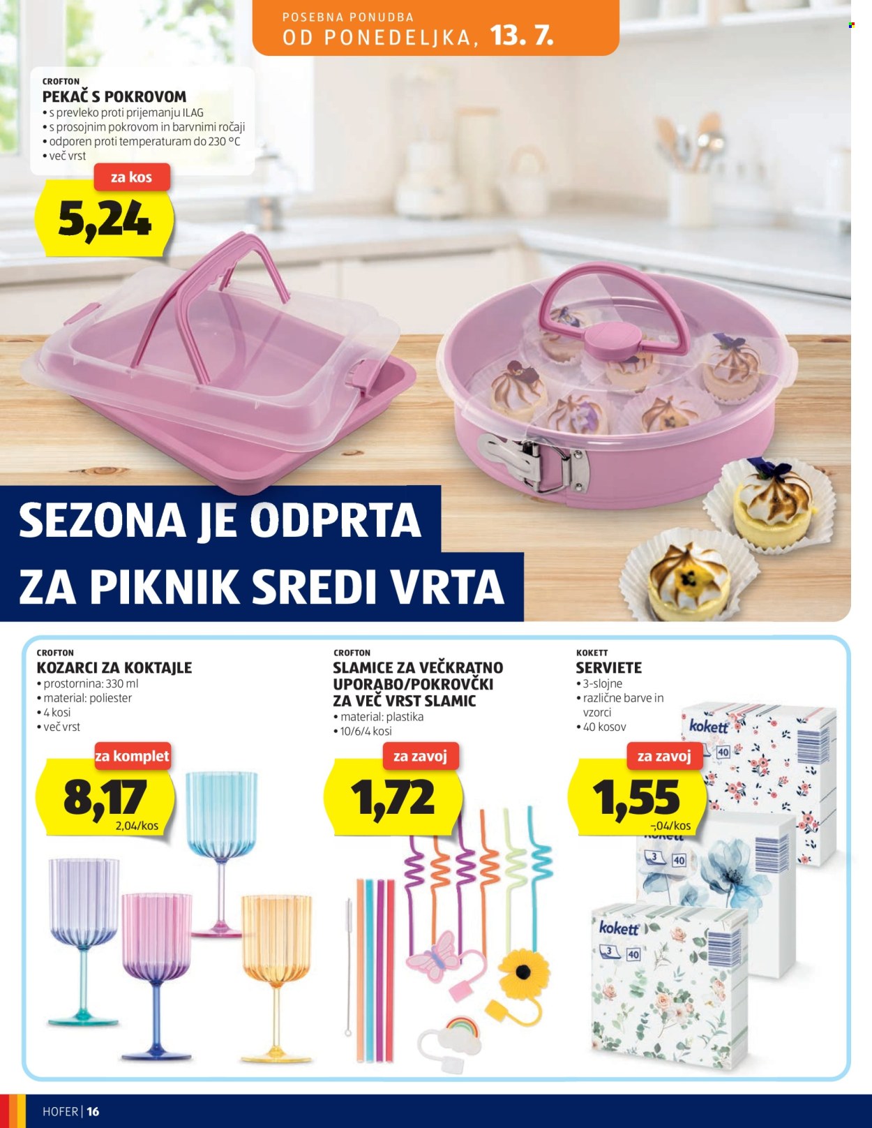 Hofer katalog - 8.7.2026 - 16.7.2026. Stran 16