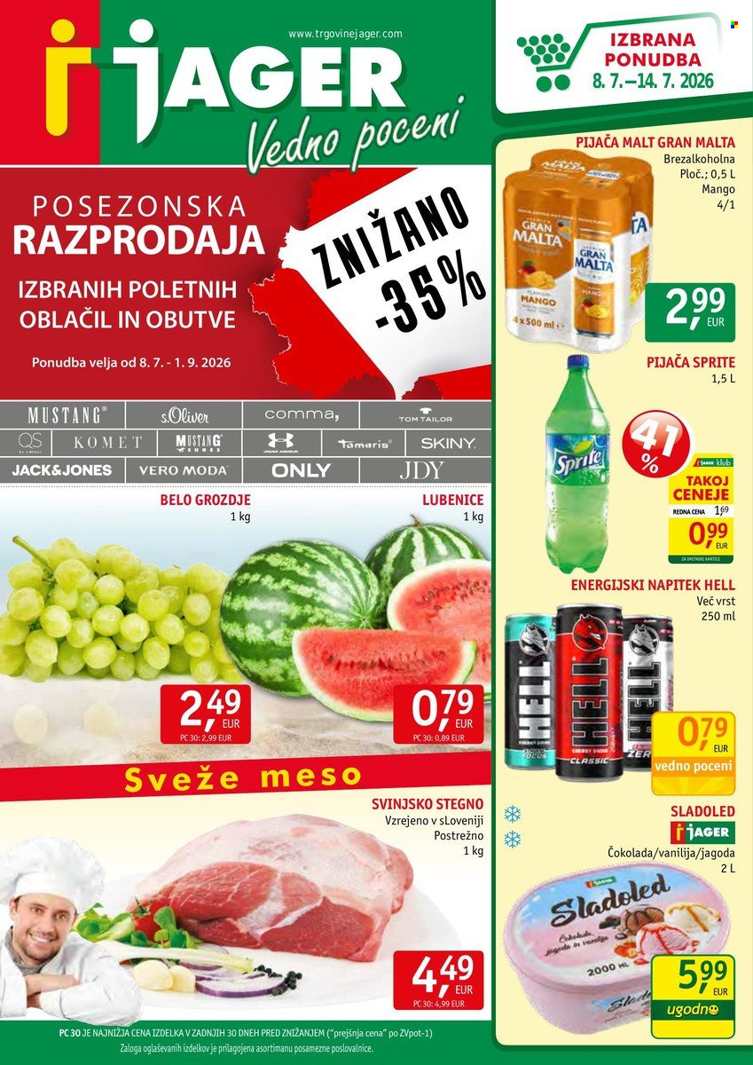 JAGER katalog - 8.7.2026 - 14.7.2026. Stran 1