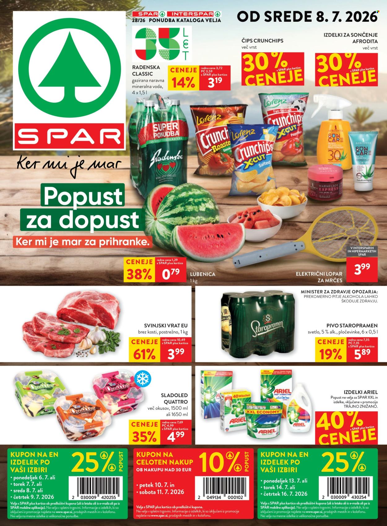 SPAR katalog - 8.7.2026 - 21.7.2026. Stran 1