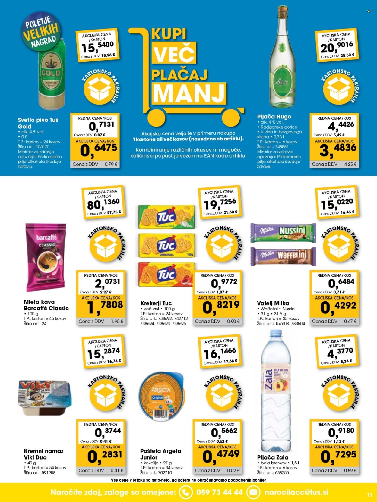 Tuš Cash & Carry katalog - 1.7.2026 - 31.7.2026. Stran 13