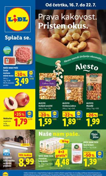 Lidl katalog - 16.7.2026 - 22.7.2026.