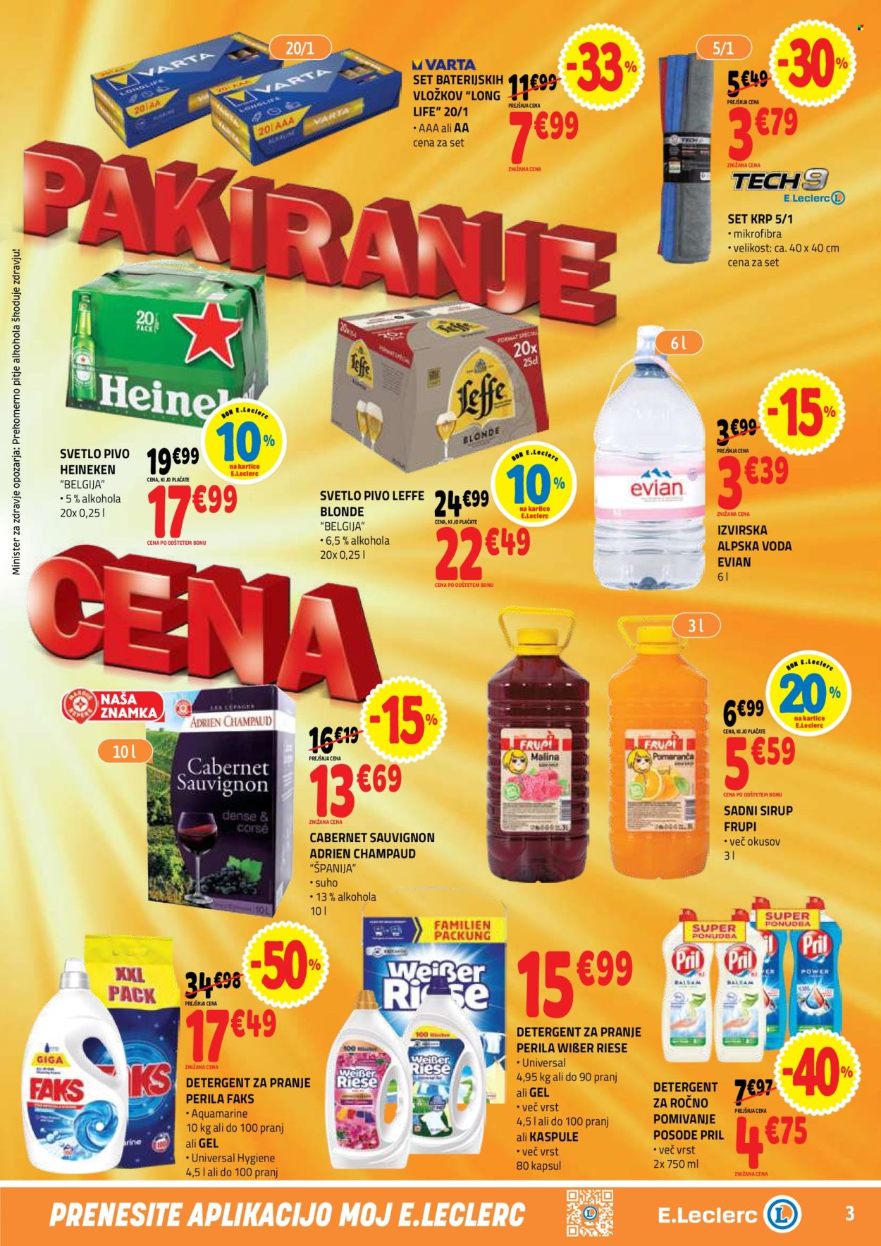 E.Leclerc katalog - 15.7.2026 - 25.7.2026. Stran 3